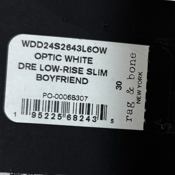 Rag & Bone new! $238 Dre Slim Boyfriend Jeans 30 - Picture 4 of 13
